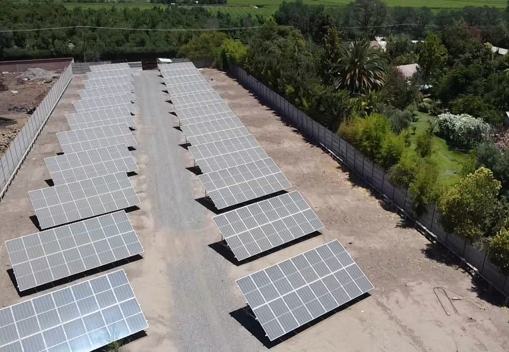 Se instalaron 760 paneles solares.